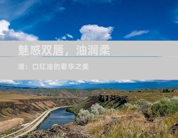 魅惑双唇，油润柔滑：口红油的奢华之美